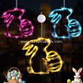 Easter Rabbit Window Light